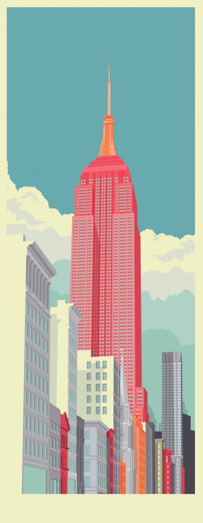 5th-Avenue-New-York-City-Illustration-by-Remko-Heemskerk