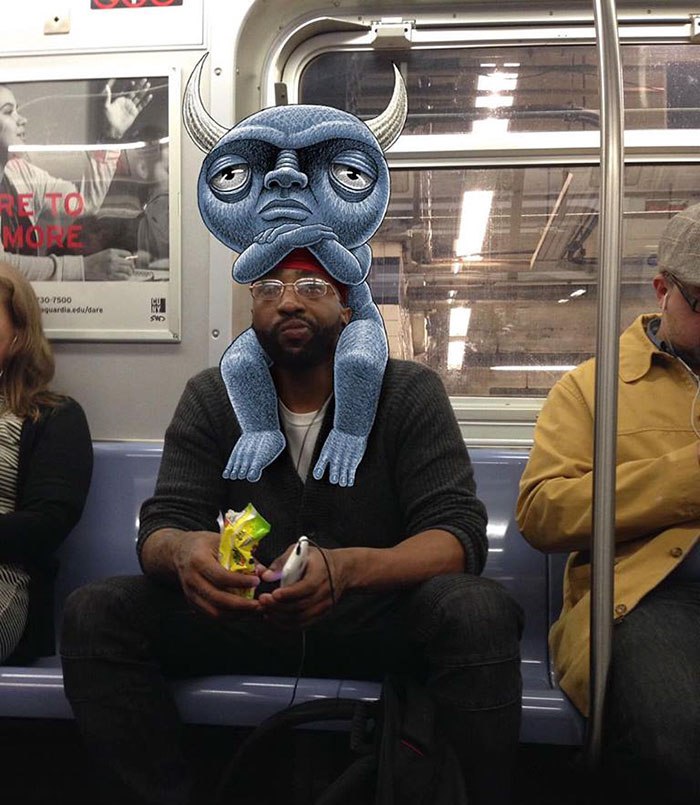 ben rubin criaturas metro new york mis gafas de pasta07