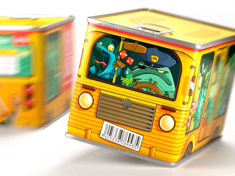 packaging sardinas en un bus mis gafas de pasta04