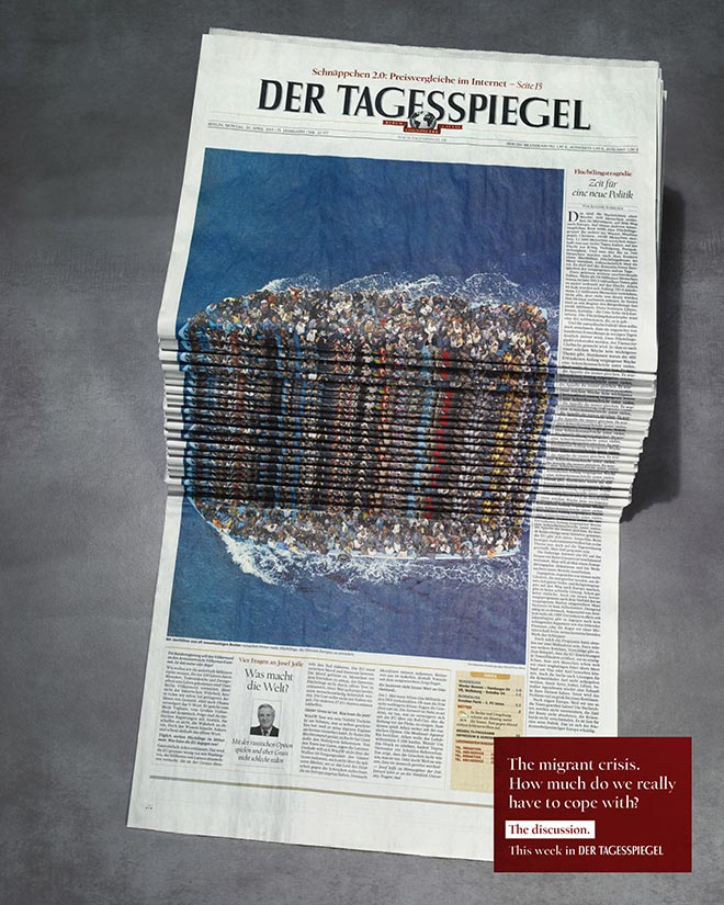 tagesspiegel-newspaper-stack-refugees